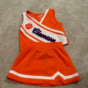 12 month Girls Clemson Cheerleader outfit